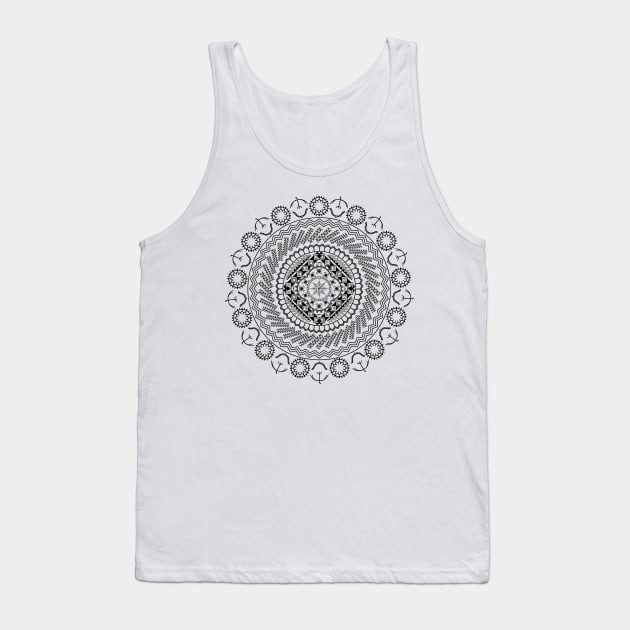 Mandala Tank Top by Nostalgink